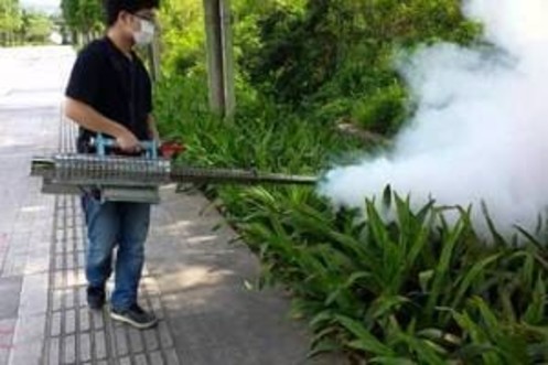 Уничтожение насекомых с помощью генератора горячего тумана